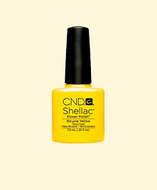 CND Shellac оттенок Bicycle Yellow 7,3 мл.