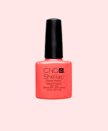 CND Shellac оттенок Desert Poppy 7,3 мл.